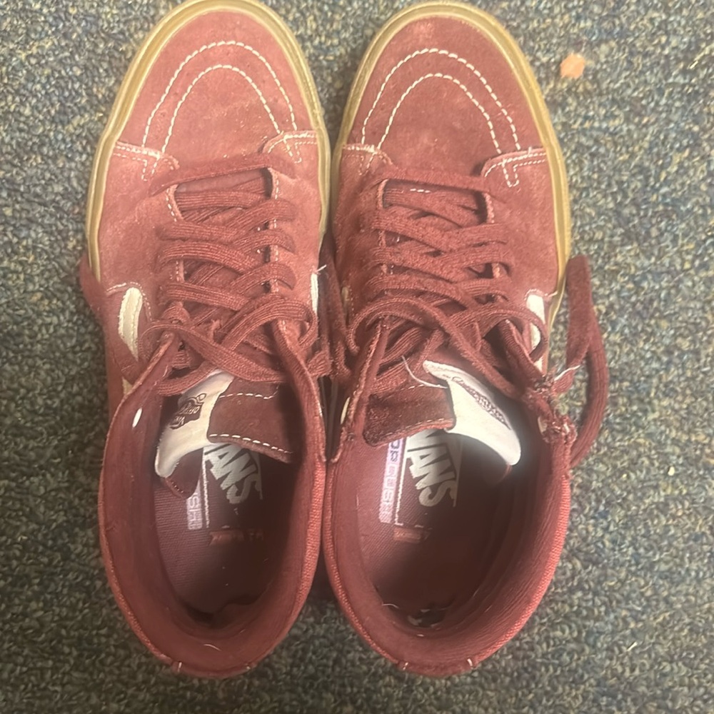 Vans Mens Sk8-Hi Maroon/Gum SZ.8